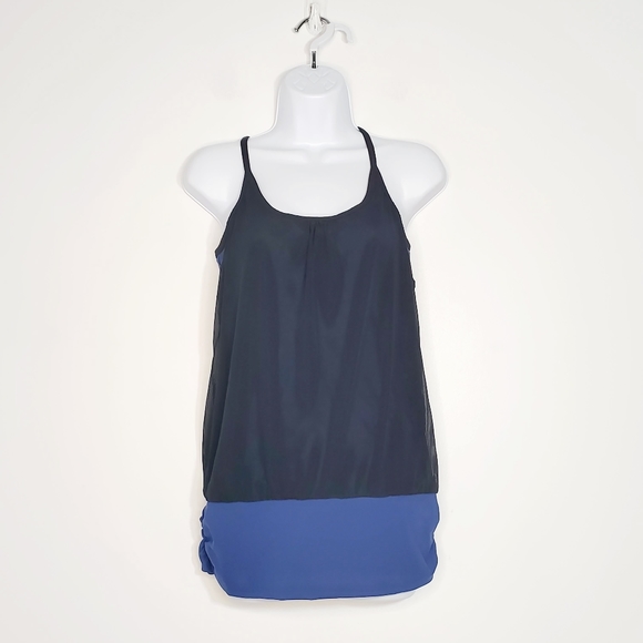 Gaiam Womens Sports blue and black top - Picture 5 of 12